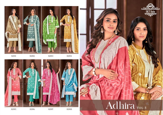 Adhira Vol 5 By SKT Cotton Dress Material Catalog